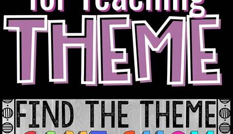 Teaching Theme in Upper Elementary | Fun in 5th Grade