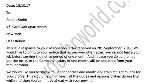 how to write an employee retention letter