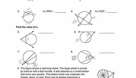 angles worksheet with answers