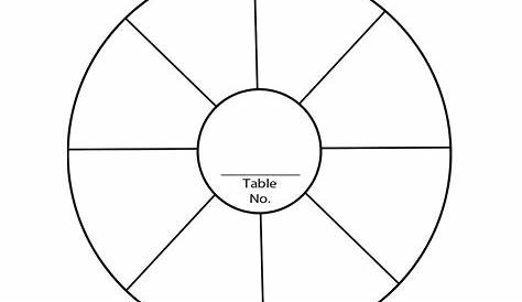round table seating chart template excel