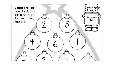 December Printables - Kindergarten Literacy and Math | Christmas