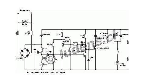 generator avr circuit diagram