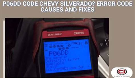 2013 Chevy Silverado 1500 Code P219a