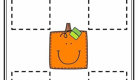 pumpkin tracing worksheets