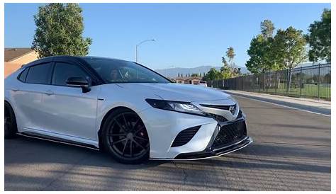 2019 Toyota Camry XSE @mtxse26 2018 2020 STANCE WHEELS EIBACH LOWERED
