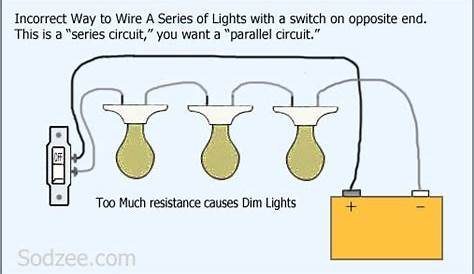 wiring lights and outlets on same circuit diagram
