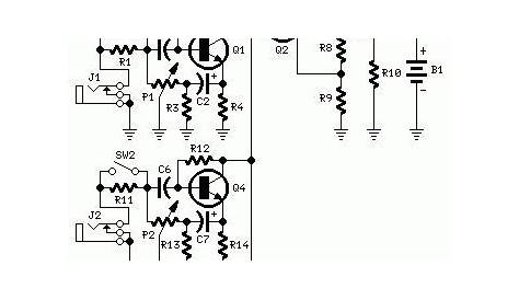 This is the simple and low cost 3 channels mini audio mixer circuit