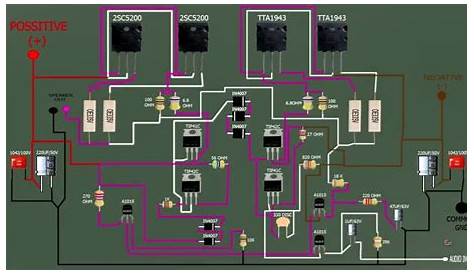 2sc5200 2sa1943 amplifier circuit diagram pdf