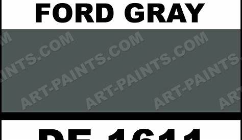 New Ford Gray Engine Enamel Paints - DE 1611 - New Ford Gray Paint, New