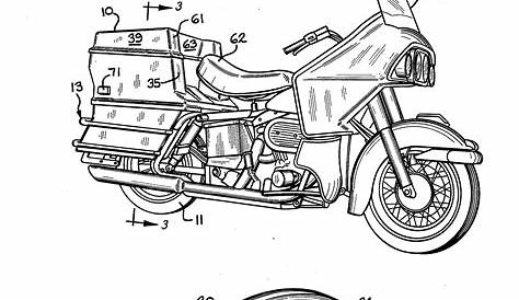 Blank Motorcycle Diagram