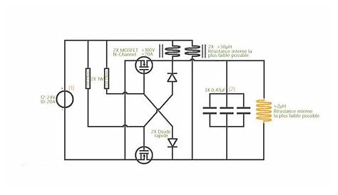 2000w induction heater circuit diagram