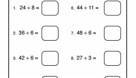 division picture worksheet