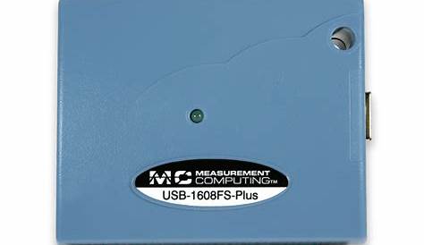 MCC USB-1608FS-Plus: Simultaneous USB DAQ Device - Digilent