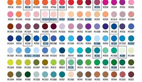 prismacolor 150 color chart pdf