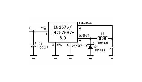 5v voltage regulator schematic