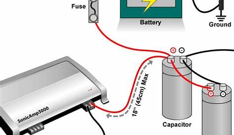 2 amps 1 capacitor wiring diagram