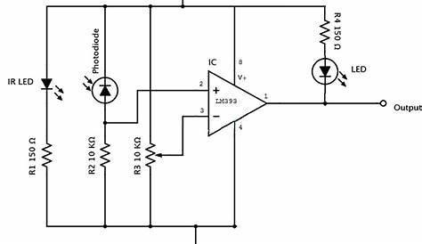 cctv ir led circuit diagram