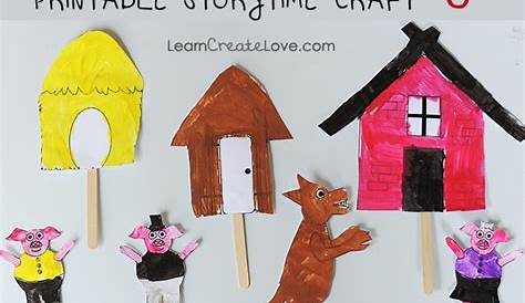 The Three Little Pigs Printables and Crafts - Homeschool Giveaways