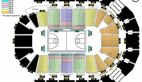 arena theater seating map