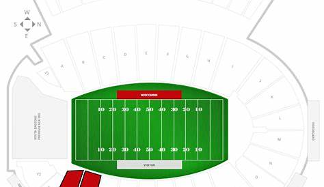 wisconsin football seating chart