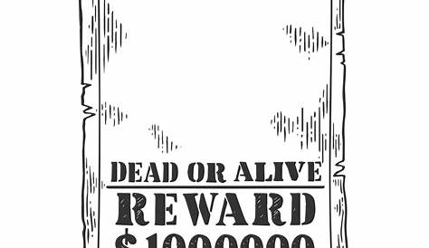 Wanted poster template engraving Royalty Free Vector Image
