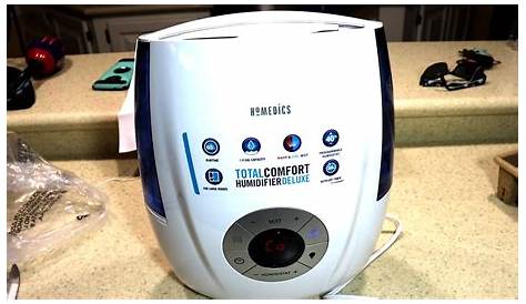 HoMedics total comfort humidifier deluxe review - YouTube