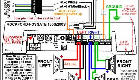 wiring speakers to amp diagram