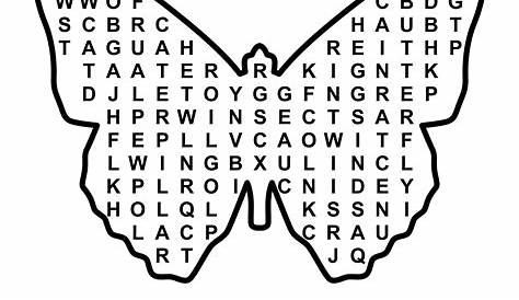 word search printable easy