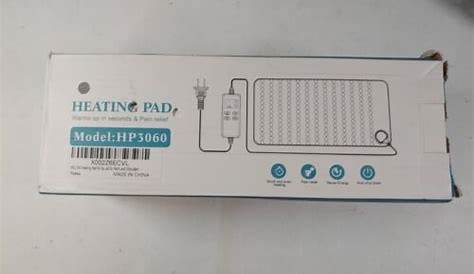 homech heating pad manual