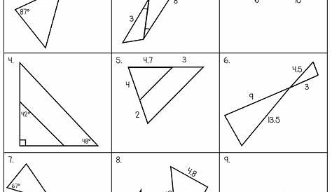 Similar Triangles Notes and Worksheets - Lindsay Bowden