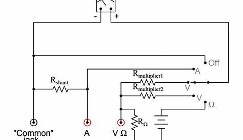 Multimeter Schematic Circuit - InstrumentationTools