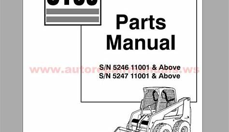 bobcat parts manual pdf