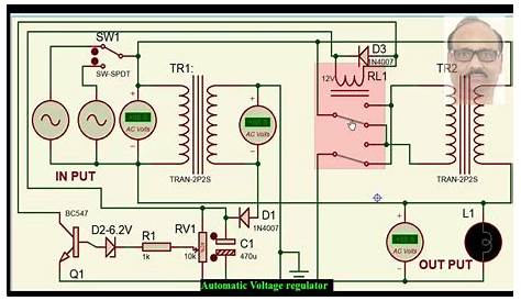 Circuit Diagram Of Ac Voltage Stabilizer | Home Wiring Diagram
