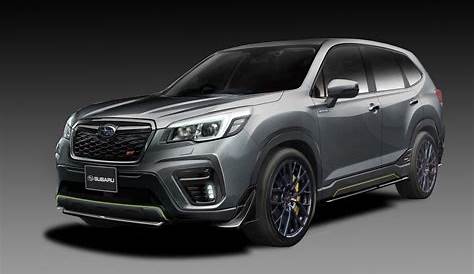Subaru's STI division has a tuned Forester hybrid for the 2019 Tokyo