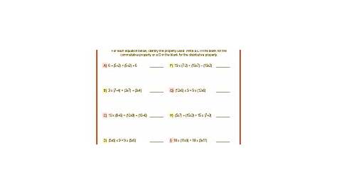 Commutative or Distributive Property? | 3rd Grade Math Worksheets