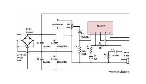 5.1 Home Theater Circuit Diagram Using Ic Tda2030a - Zoya Circuit