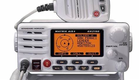 Standard Horizon GX2150 Matrix AIS+ VHF Radio with AIS, and DSC