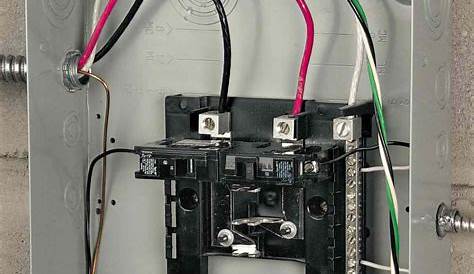 240v sub panel wiring diagram