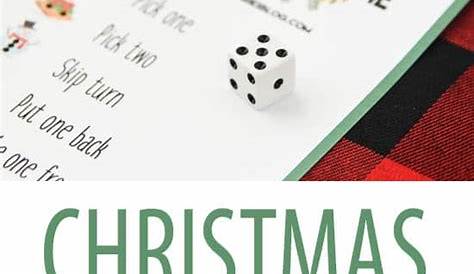 christmas dice game printable