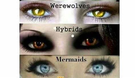 werewolf eye color chart