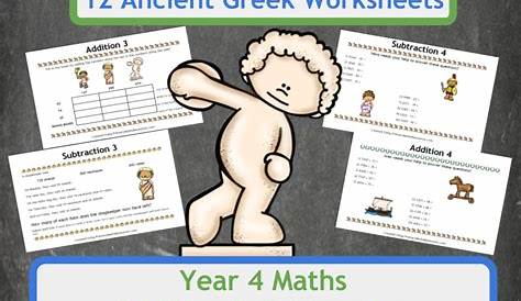 greek decoder math worksheet