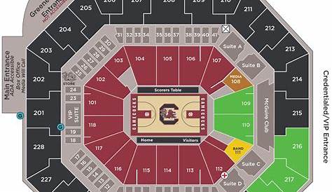 south carolina football seating chart