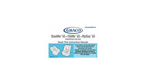 Graco My Size 65 Manual