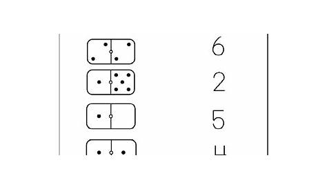 domino math for kindergarten