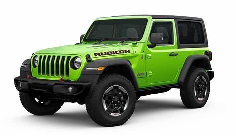 2021 Jeep Wrangler short Rubicon Gecko Green
