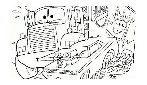 FUN & LEARN : Free worksheets for kid: Lightning Mcqueen Coloring Pages