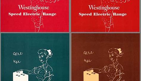 Kitchen Range Library-1956-1957 Westinghouse Electric Range Owners Manuals
