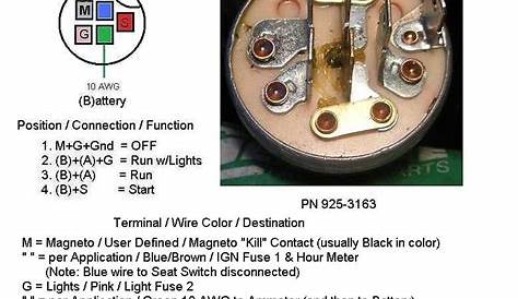 How do I test the 7 prong ignition switch, 1 day, yes, no