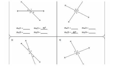 In Which Diagram Do Angles 1 And 2 Form A Linear Pair - Wiring Diagram