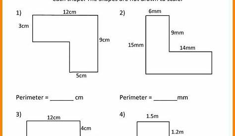 perimeter and area worksheets grade 4